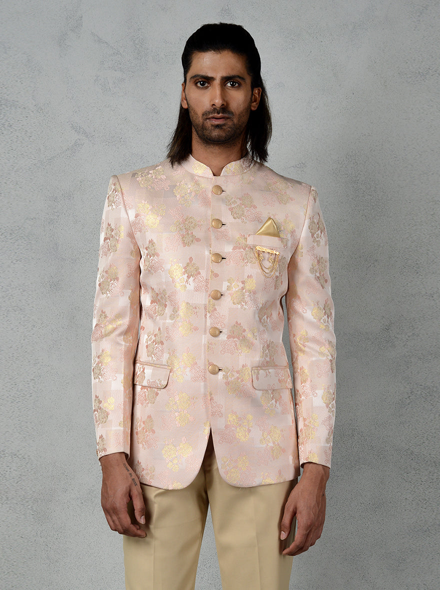 Beige Coat Indian Ethnic Stylish Jodhpuri Suit for Men Mandarin Suit for  Men Jodhpuri Blazer for Wedding, Bandhgala - Etsy Denmark